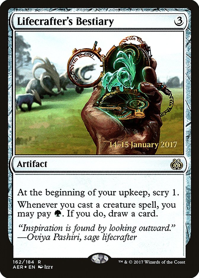 Lifecrafter's Bestiary [Aether Revolt Prerelease Promos] | Gam3 Escape