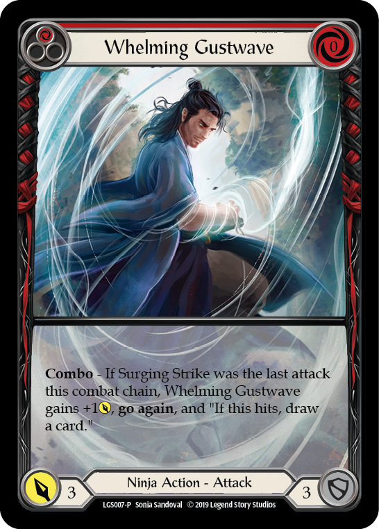 Whelming Gustwave (Red) [LGS007-P] (Promo)  1st Edition Normal | Gam3 Escape