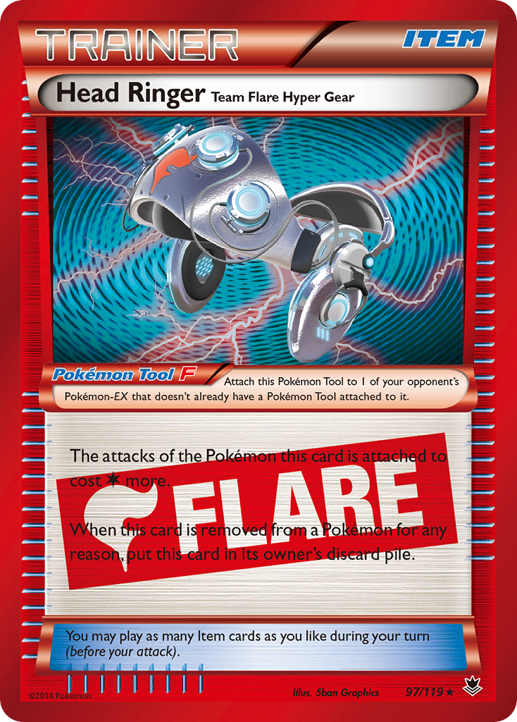 Head Ringer Team Flare Hyper Gear (97/119) [XY: Phantom Forces] | Gam3 Escape