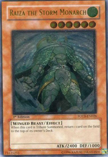 Raiza the Storm Monarch [FOTB-EN026] Ultimate Rare | Gam3 Escape