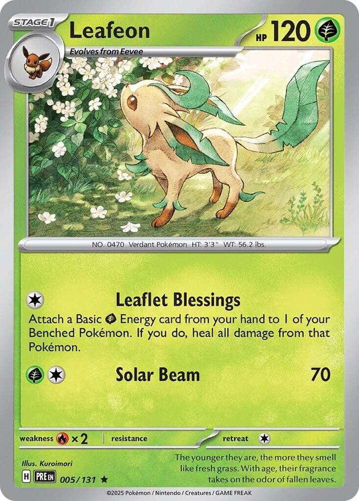 Leafeon (005/131) [Scarlet & Violet: Prismatic Evolutions] | Gam3 Escape