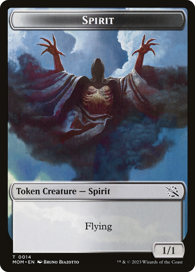 Thopter // Spirit (14) Double-Sided Token [March of the Machine Tokens] | Gam3 Escape