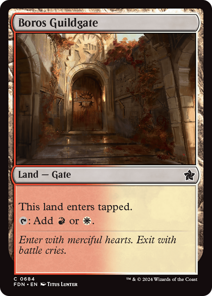 Boros Guildgate [Foundations] | Gam3 Escape