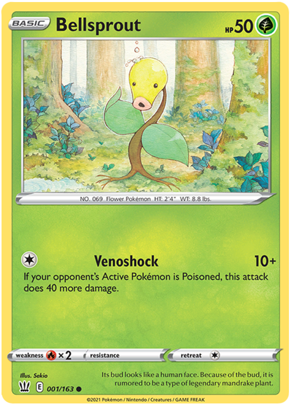 Bellsprout (001/163) [Sword & Shield: Battle Styles] | Gam3 Escape