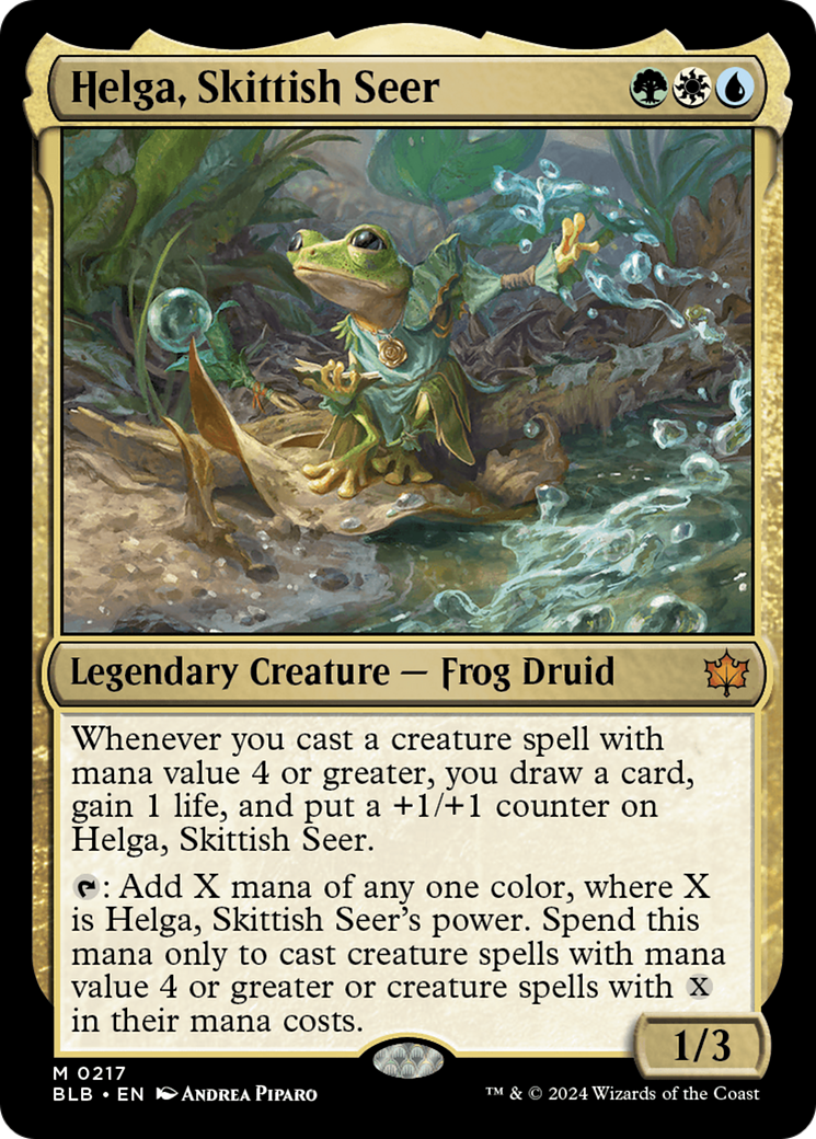 Helga, Skittish Seer [Bloomburrow] | Gam3 Escape