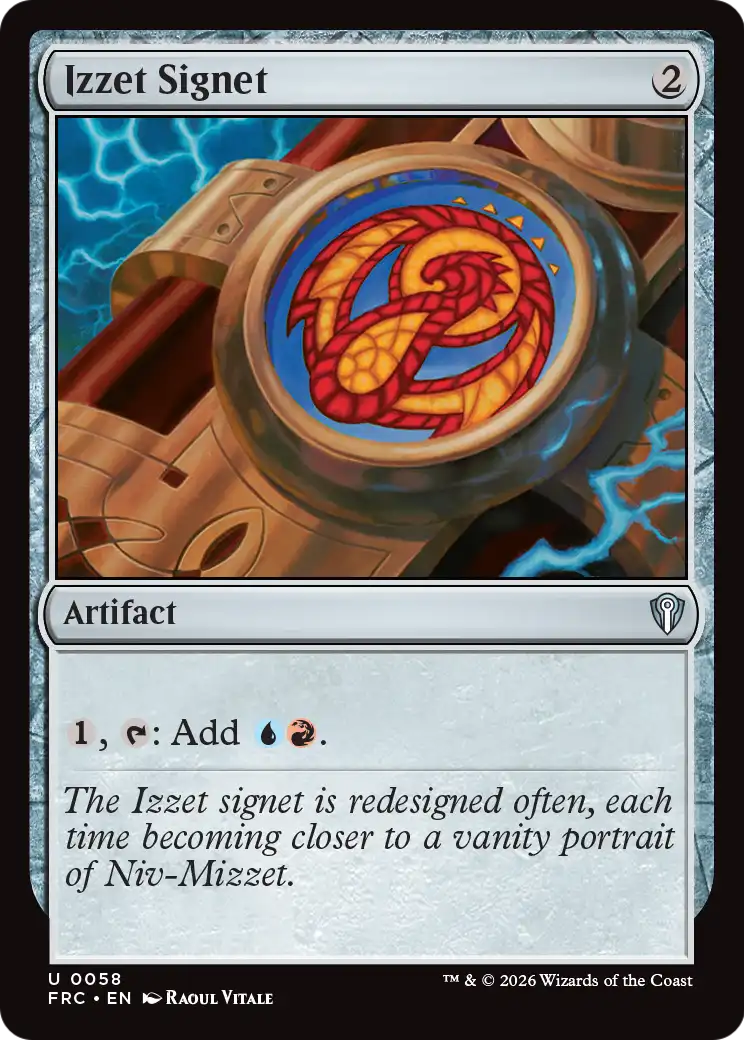 Izzet Signet [Reality Fracture Commander] | Gam3 Escape