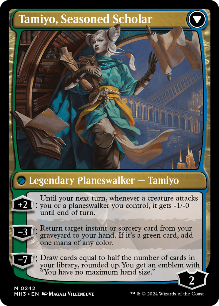 Tamiyo, Inquisitive Student // Tamiyo, Seasoned Scholar [Modern Horizons 3] | Gam3 Escape