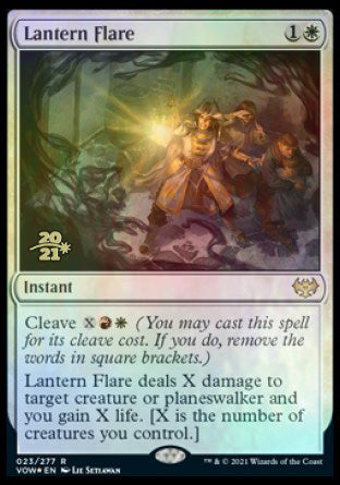 Lantern Flare [Innistrad: Crimson Vow Prerelease Promos] | Gam3 Escape