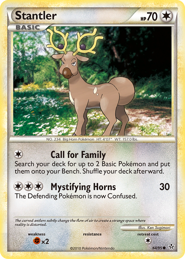 Stantler (64/95) [HeartGold & SoulSilver: Unleashed] | Gam3 Escape