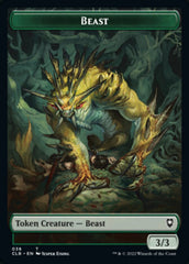 Satyr // Beast Double-Sided Token [Commander Legends: Battle for Baldur's Gate Tokens] | Gam3 Escape