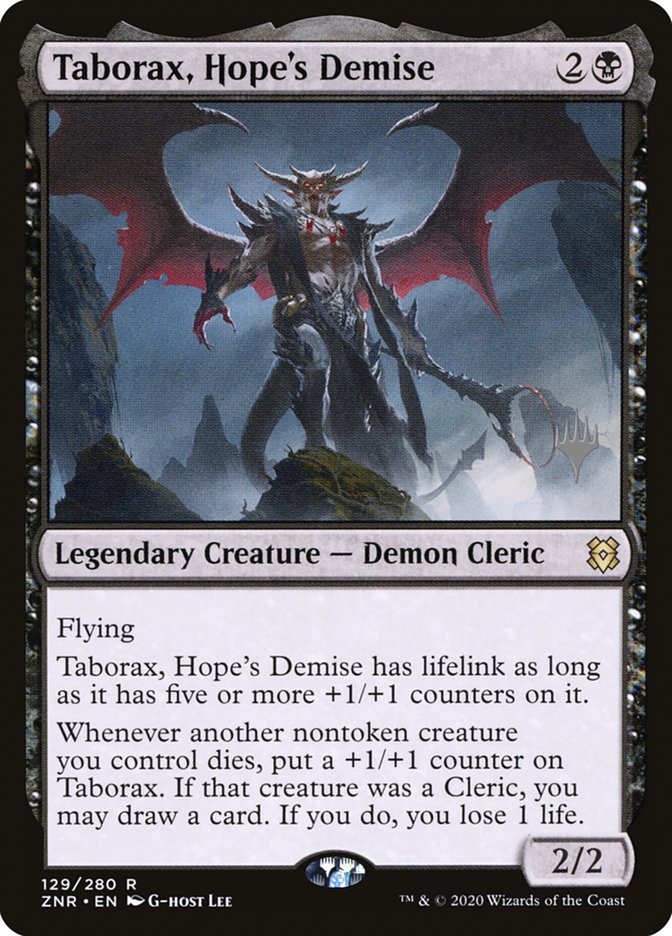 Taborax, Hope's Demise (Promo Pack) [Zendikar Rising Promos] | Gam3 Escape