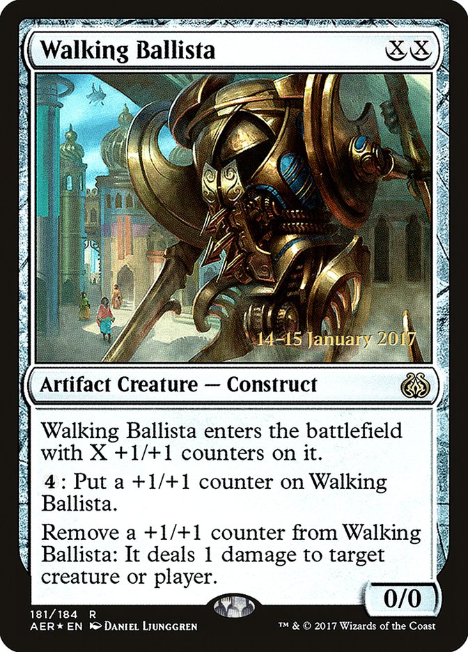 Walking Ballista [Aether Revolt Prerelease Promos] | Gam3 Escape