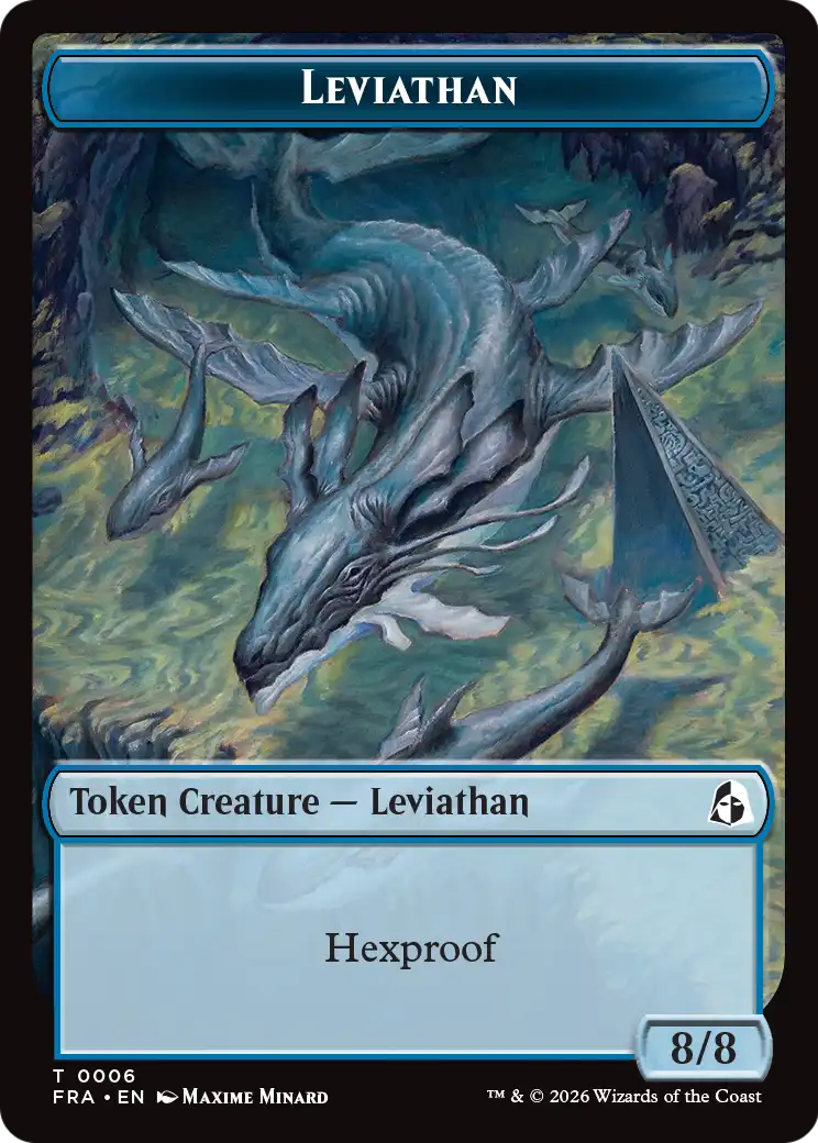 Leviathan // Beast Double-Sided Token [Reality Fracture Tokens] | Gam3 Escape