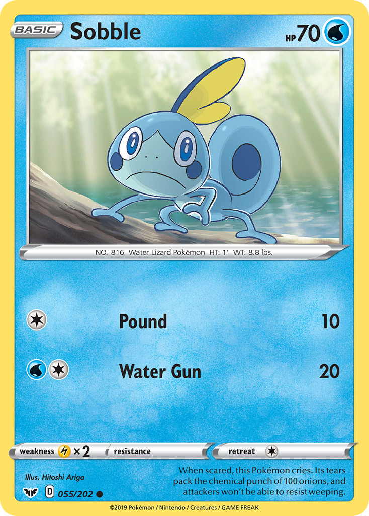 Sobble (055/202) [Sword & Shield: Base Set] | Gam3 Escape