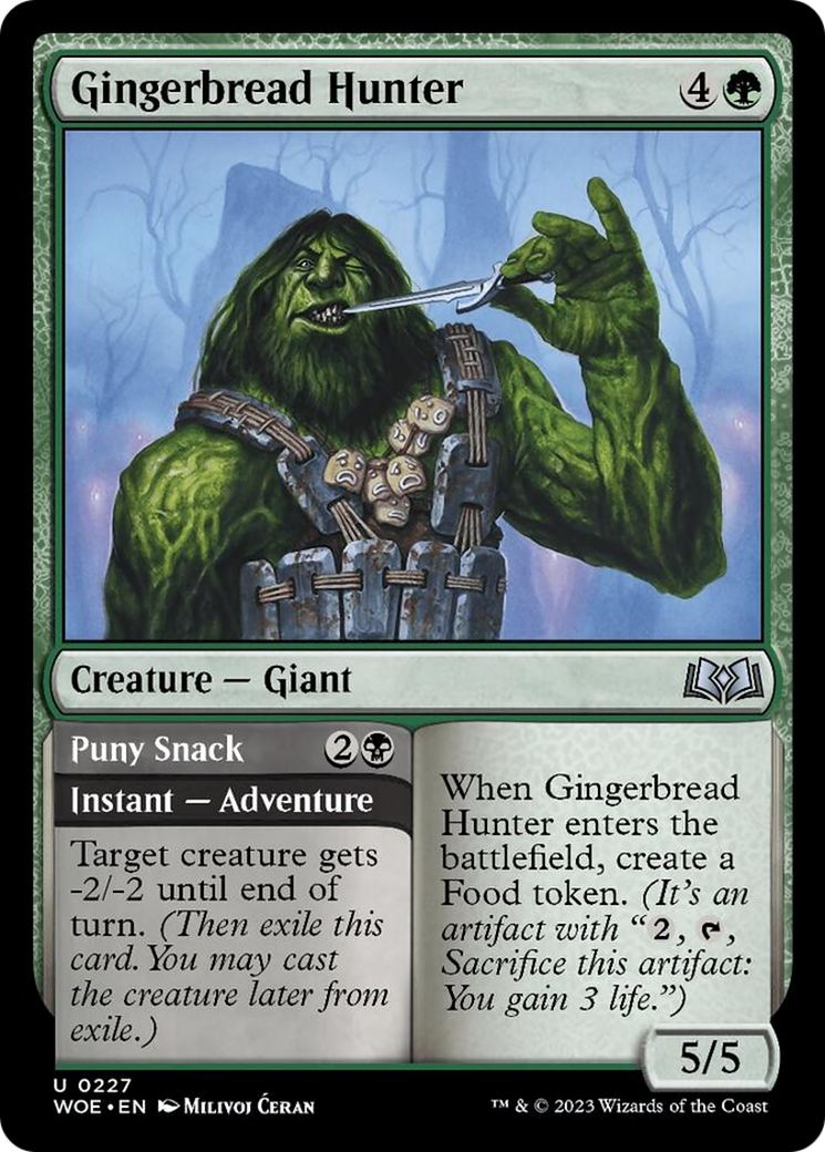 Gingerbread Hunter // Puny Snack [Wilds of Eldraine] | Gam3 Escape