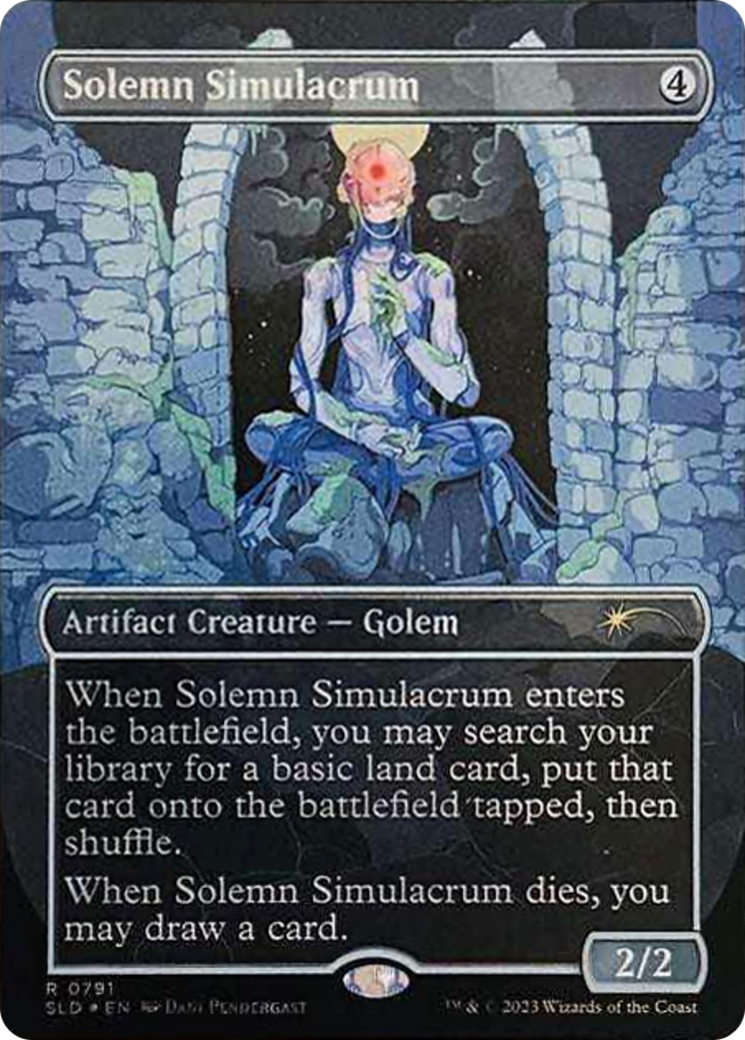 Solemn Simulacrum (0791) (Galaxy Foil) [Secret Lair Drop Series] | Gam3 Escape