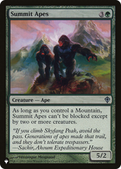 Summit Apes [The List Reprints] | Gam3 Escape