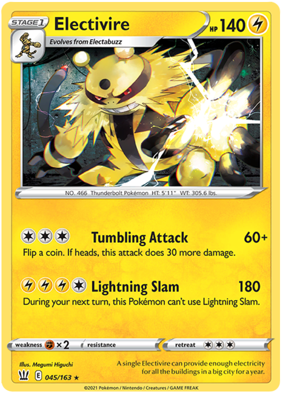 Electivire (045/163) [Sword & Shield: Battle Styles] | Gam3 Escape