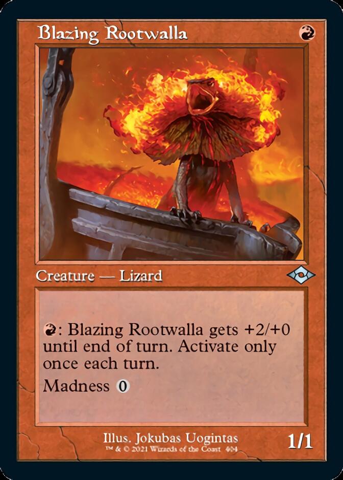 Blazing Rootwalla (Retro) [Modern Horizons 2] | Gam3 Escape