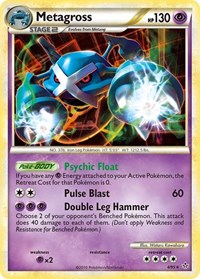 Metagross (4/95) (Cracked Ice Holo) (Theme Deck Exclusive) [HeartGold & SoulSilver: Unleashed] | Gam3 Escape