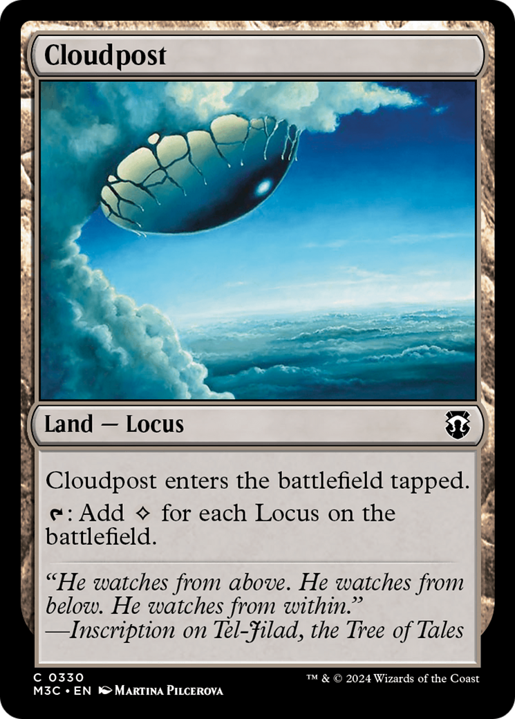 Cloudpost (Ripple Foil) [Modern Horizons 3 Commander] | Gam3 Escape