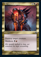Terminal Agony (Retro Foil Etched) [Modern Horizons 2] | Gam3 Escape