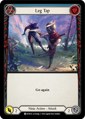 Leg Tap (Blue) [U-WTR103] (Welcome to Rathe Unlimited)  Unlimited Rainbow Foil | Gam3 Escape