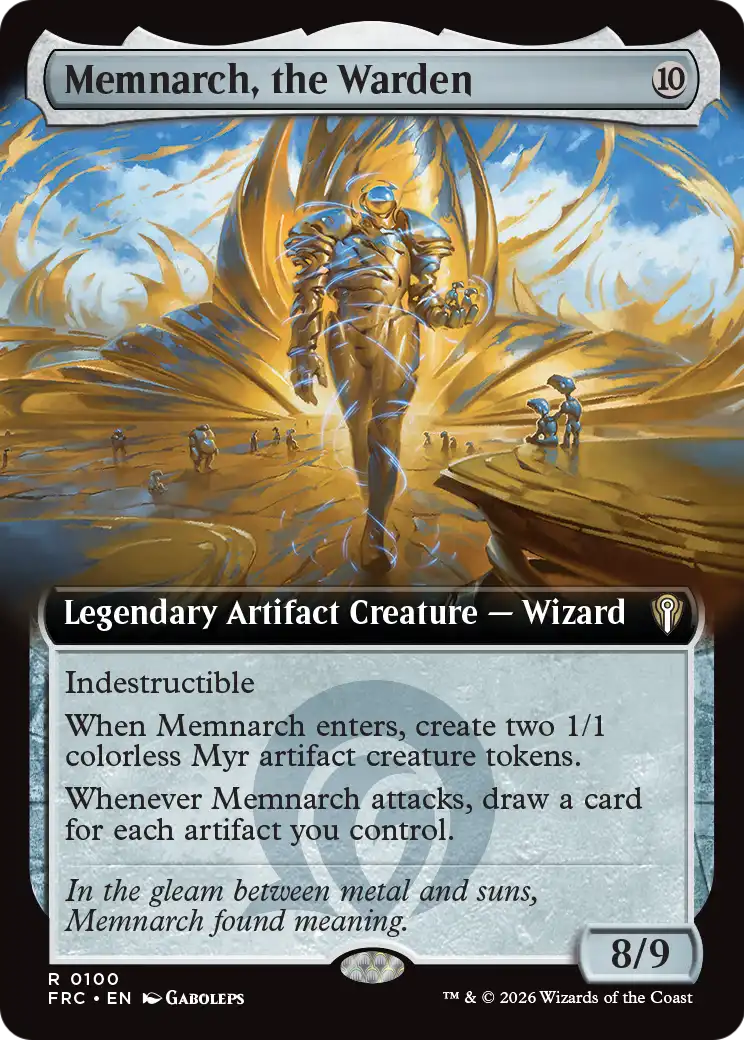 Memnarch, the Warden (Extended Art) [Reality Fracture Commander] | Gam3 Escape