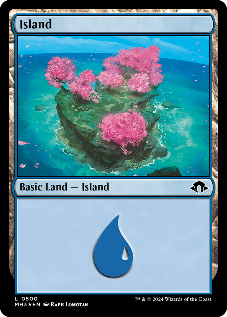 Island (0500) (Ripple Foil) [Modern Horizons 3] | Gam3 Escape