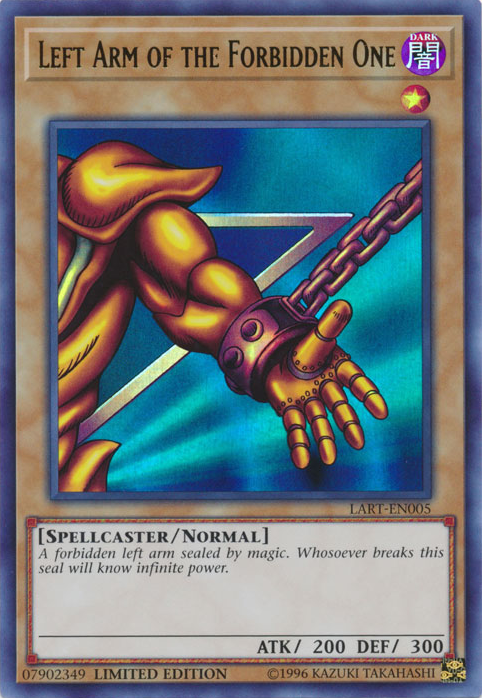 Left Arm of the Forbidden One [LART-EN005] Ultra Rare | Gam3 Escape