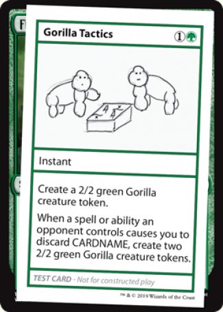 Gorilla Tactics (2021 Edition) [Mystery Booster Playtest Cards] | Gam3 Escape