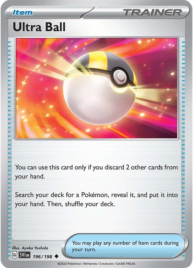 Ultra Ball (196/198) [Scarlet & Violet: Base Set] | Gam3 Escape