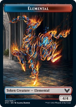 Elemental // Pest Double-Sided Token [Strixhaven: School of Mages Tokens] | Gam3 Escape
