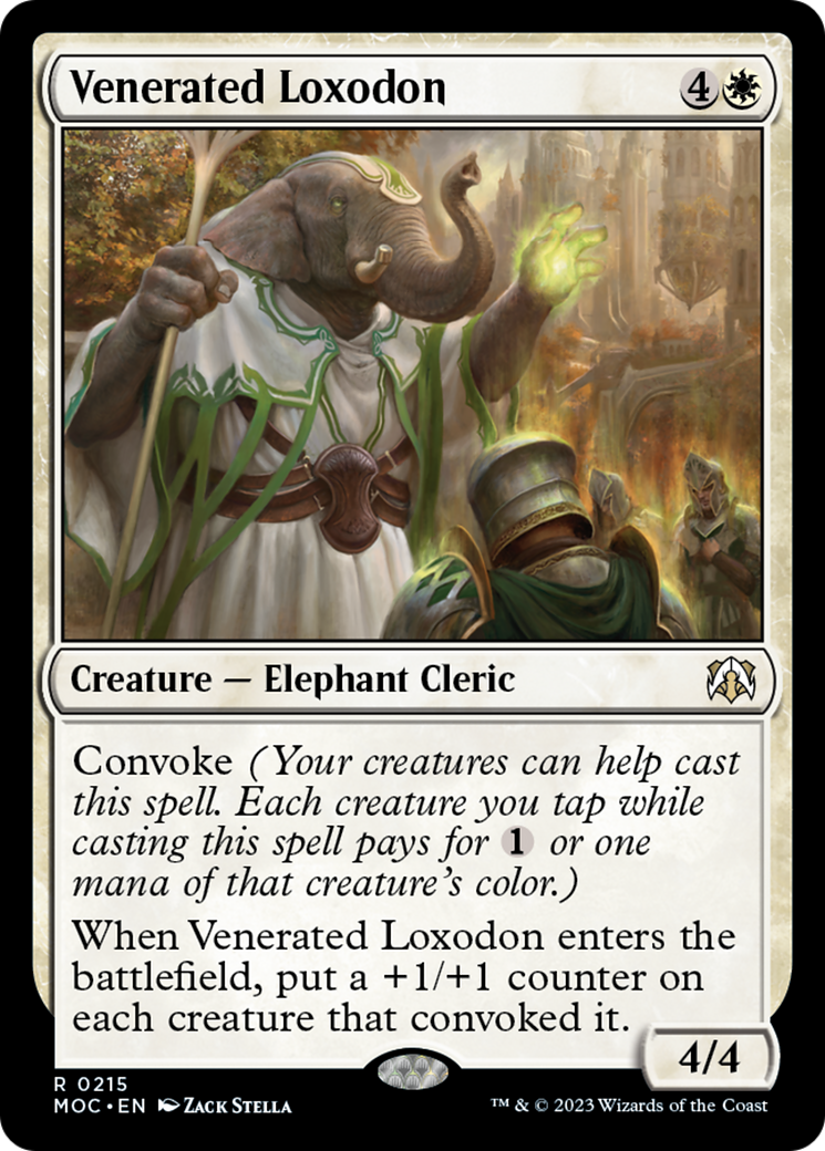 Venerated Loxodon [March of the Machine Commander] | Gam3 Escape