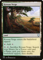 Krosan Verge [Phyrexia: All Will Be One Commander] | Gam3 Escape