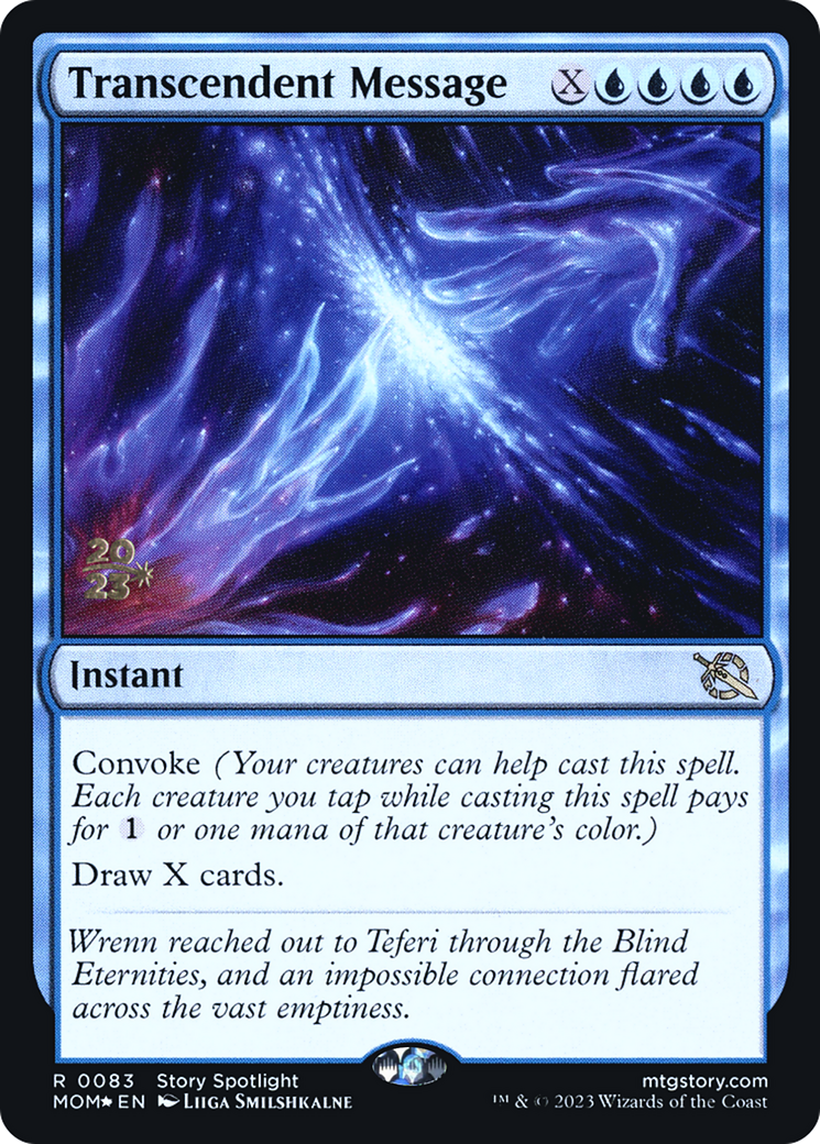 Transcendent Message [March of the Machine Prerelease Promos] | Gam3 Escape