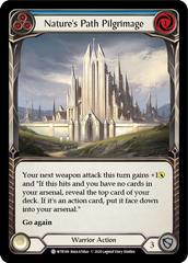 Nature's Path Pilgrimage (Blue) [U-WTR149] (Welcome to Rathe Unlimited)  Unlimited Rainbow Foil | Gam3 Escape