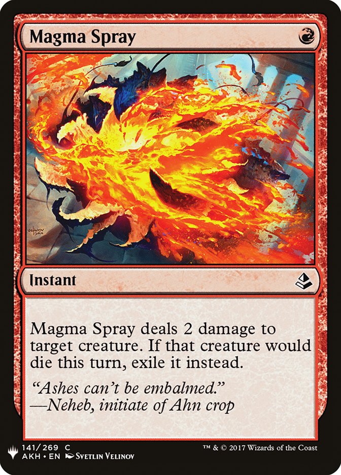 Magma Spray [Mystery Booster] | Gam3 Escape