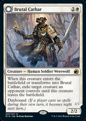 Brutal Cathar // Moonrage Brute [Innistrad: Midnight Hunt] | Gam3 Escape