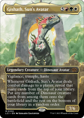 Gishath, Sun's Avatar (Borderless) [The Lost Caverns of Ixalan] | Gam3 Escape