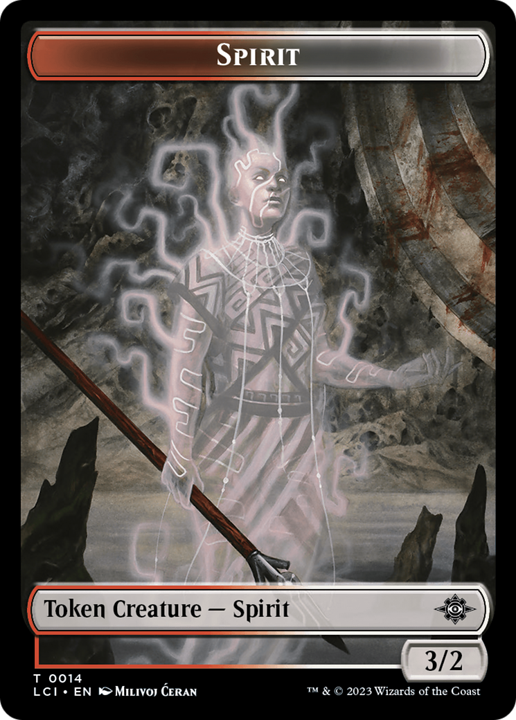 Spirit Token [The Lost Caverns of Ixalan Tokens] | Gam3 Escape