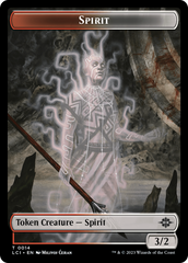 Vampire // Spirit Double-Sided Token [The Lost Caverns of Ixalan Tokens] | Gam3 Escape