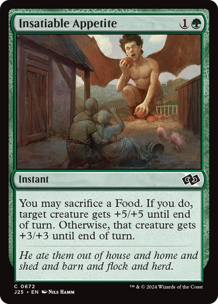 Insatiable Appetite [Foundations Jumpstart] | Gam3 Escape