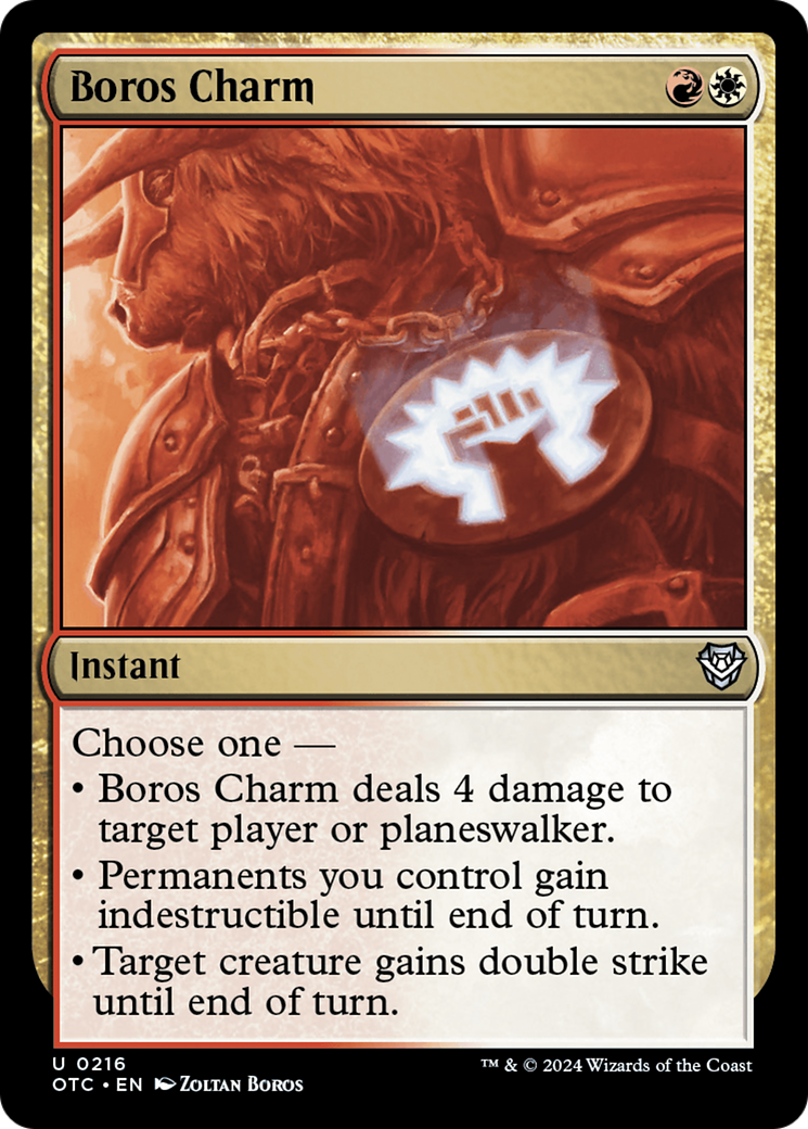 Boros Charm [Outlaws of Thunder Junction Commander] | Gam3 Escape