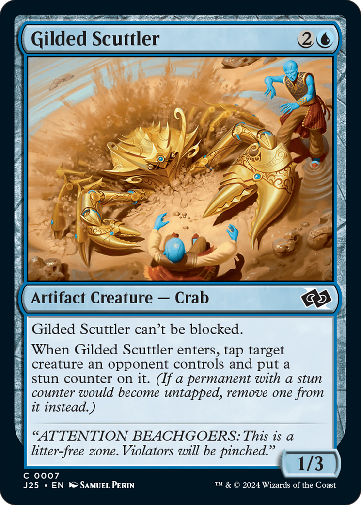 Gilded Scuttler [Foundations Jumpstart] | Gam3 Escape