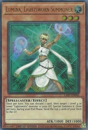 Lumina, Lightsworn Summoner [LART-EN045] Ultra Rare | Gam3 Escape