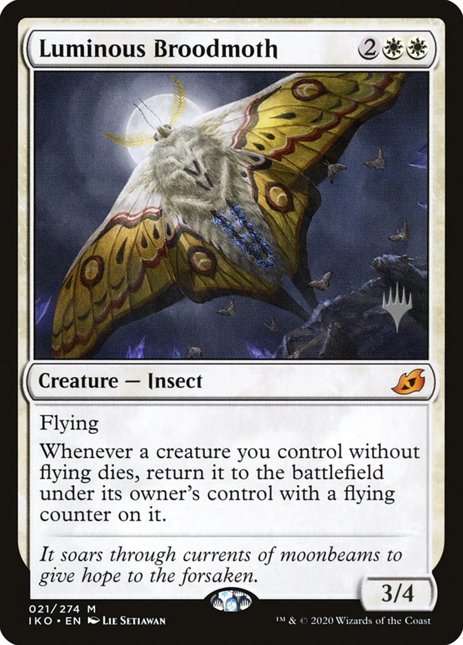 Luminous Broodmoth (Promo Pack) [Ikoria: Lair of Behemoths Promos] | Gam3 Escape