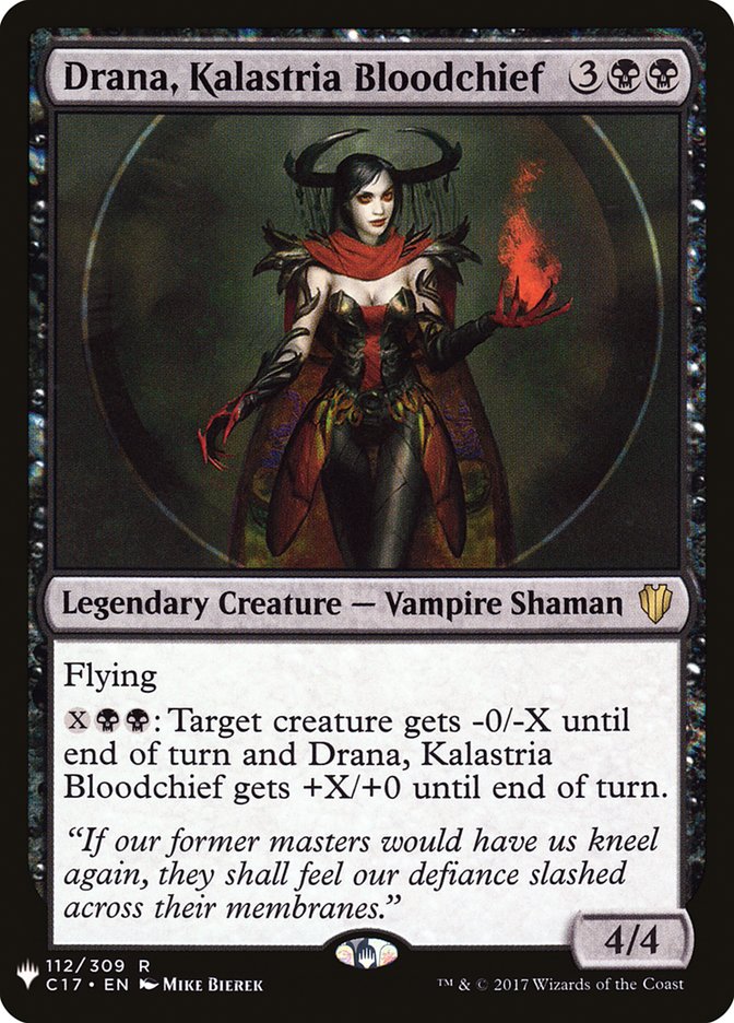 Drana, Kalastria Bloodchief [The List] | Gam3 Escape