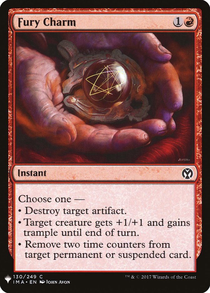 Fury Charm [Mystery Booster] | Gam3 Escape