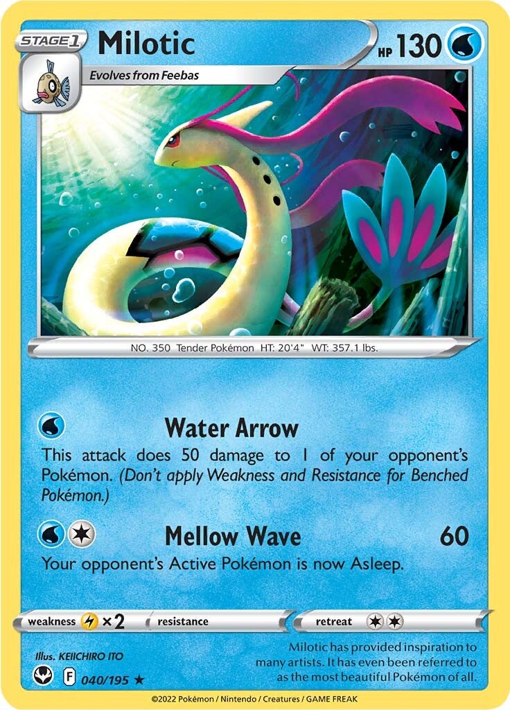 Milotic (040/195) [Sword & Shield: Silver Tempest] | Gam3 Escape